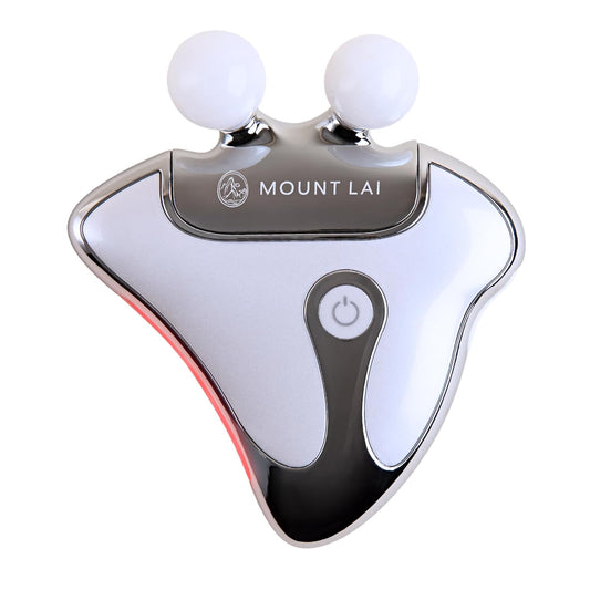 Vitality Qi LED Gua Sha Device, LED Light Therapy for Face, Gua Sha Facial Tools for Firming, Lifting, Sculpting, Anti-Aging, Tension-Melting, Face Lift Device Heat Therapy and Rejuvenation